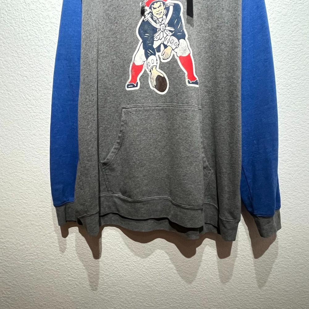 Fanatics Pro Line NFL New England Patriots Football Team Hoodie Mens Gray XL - Picture 3 of 10